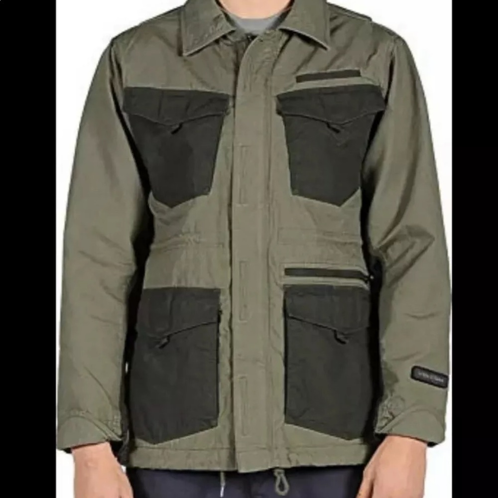 Volcom Blaston Canvas Military Full Zip Street Casual Jacket- *RETAIL: $104.95*